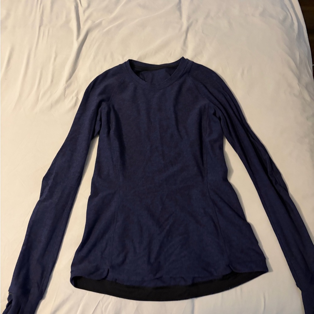 lululemon athletica Navy Long Sleeve Top
